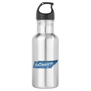 Chattanooga Tennessee Wood Grain 532 Ml Water Bottle