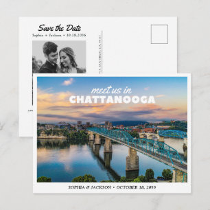 Chattanooga Wedding Save the Date Postcard