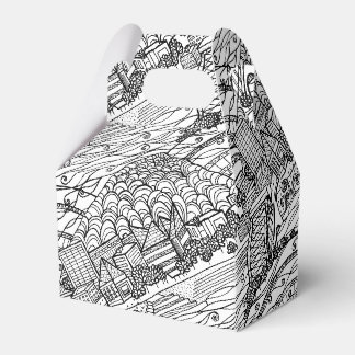 Chattanooga Whimsy Black and White Favour Box