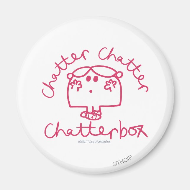 Chatter Chatter Chatterbox Magnet (Front)