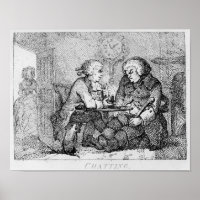 Chatting, illustration