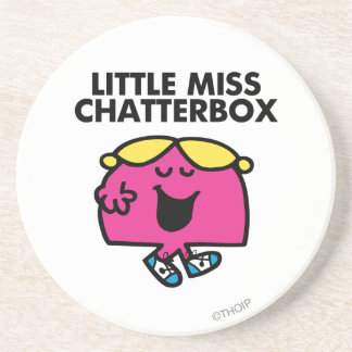 Chatting With Little Miss Chatterbox Coaster