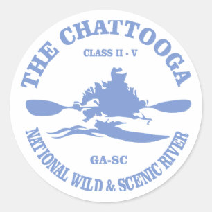 Chattooga NWSR Classic Round Sticker