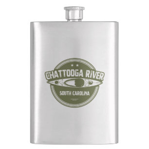 Chattooga River, South Carolina Hip Flask