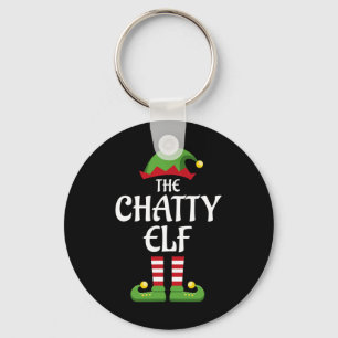 Chatty Elf Family Matching Group Christmas Key Ring