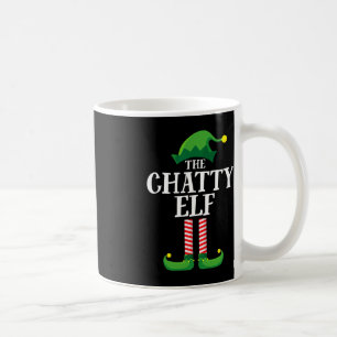 Chatty Elf Matching Family Group Christmas Party F Coffee Mug