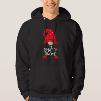 Chatty Gnome Matching Family Group Christmas Party Hoodie