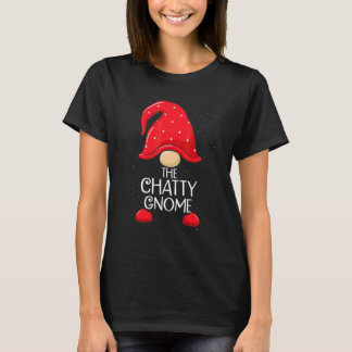 Chatty Gnome Matching Family Group Christmas Party T-Shirt