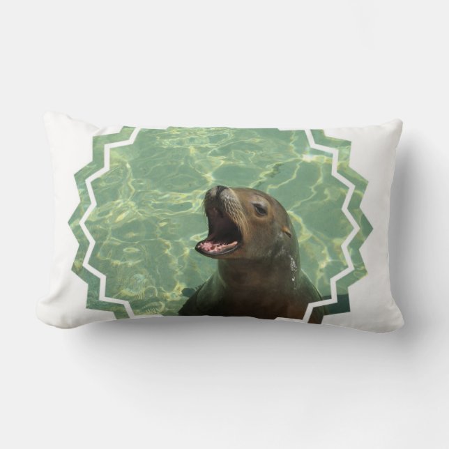 Chatty Sea Lion Pillow (Front)