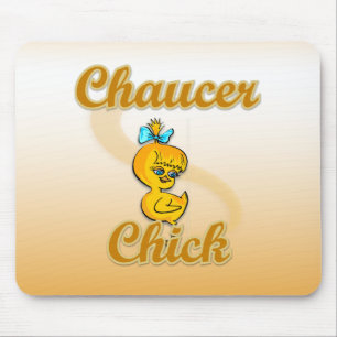 Chaucer Chick Mouse Pad