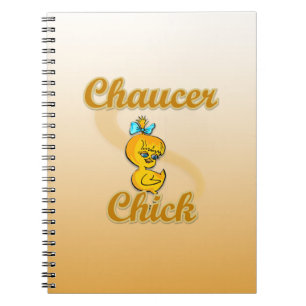Chaucer Chick Spiral Notebook