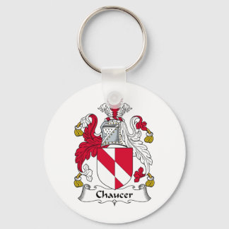 Chaucer Family Crest Key Ring
