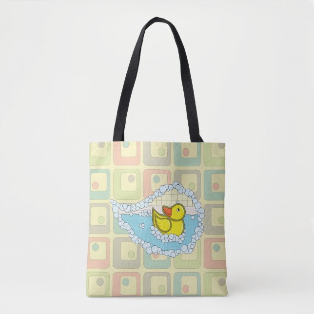 Chaucer the Rubber Duck All-Over-Print Bag (Front)