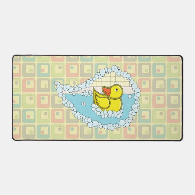Chaucer the Rubber Duck Desk Mat (Front)