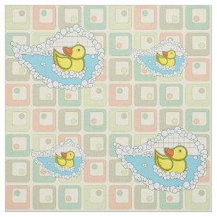 Chaucer the Rubber Duck Fabric