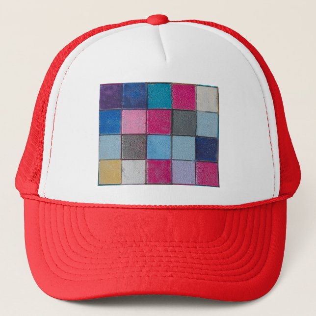 chaulk colours trucker hat (Front)