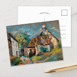 Chaumières | Armand Guillaumin Postcard<br><div class="desc">Chaumières (1905) | Original artwork by French impressionist painter and lithographer Armand Guillaumin (1841-1927). 

Use the design tools to add custom text or personalise the image.</div>
