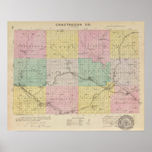 Chautauqua County, Kansas Poster