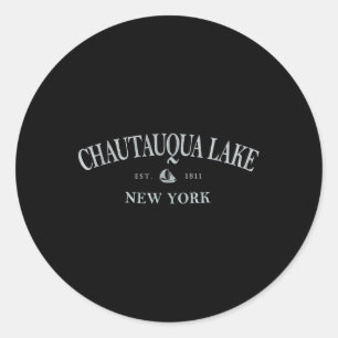 Chautauqua Lake New York _ Chautauqua Lake Ny Sail Classic Round Sticker