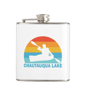 Chautauqua Lake New York Kayak Hip Flask