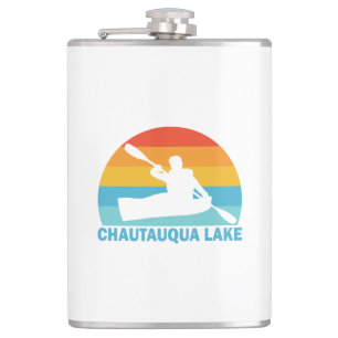 Chautauqua Lake New York Kayak Hip Flask