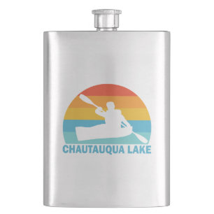 Chautauqua Lake New York Kayak Hip Flask
