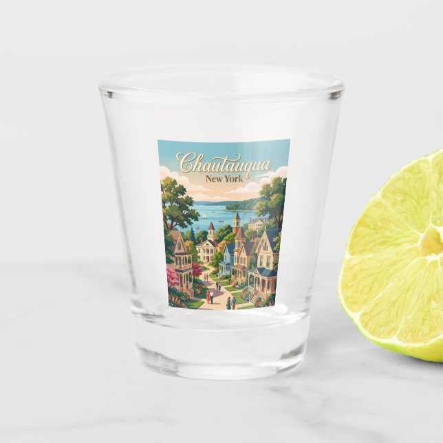 Chautauqua, New York Shot Glass (Front)