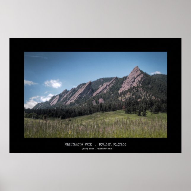 Chautauqua Park - Boulder, Colorado Poster (Front)