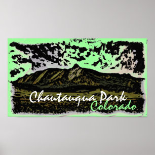 Chautauqua Park Colorado poster