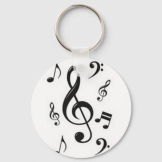 Chaveiro claves musicais key ring