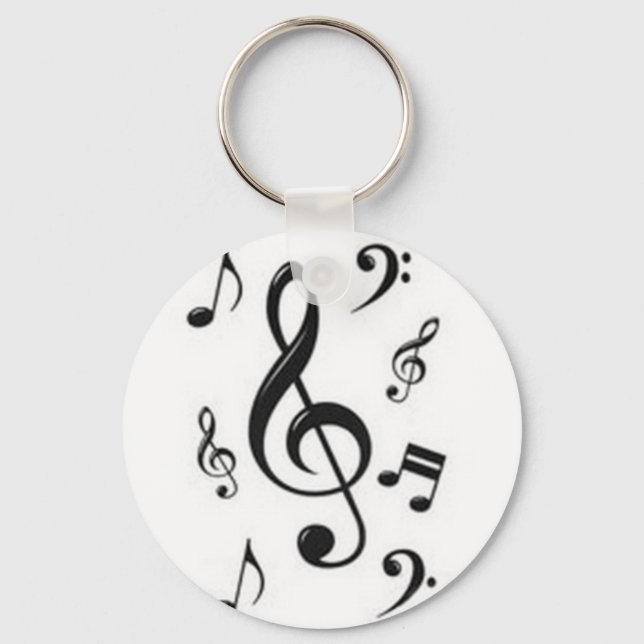 Chaveiro claves musicais key ring (Front)