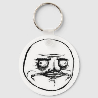 Chaveiro Meme Branco Key Ring