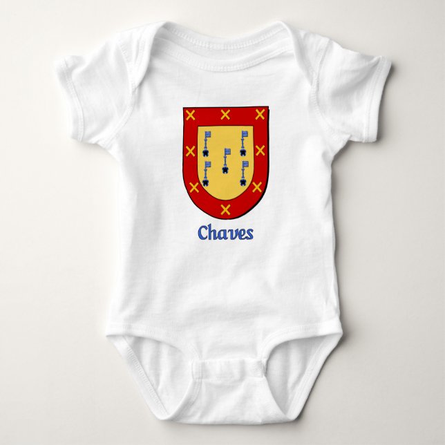 Chaves Family Shield Infant Creeper (Front)
