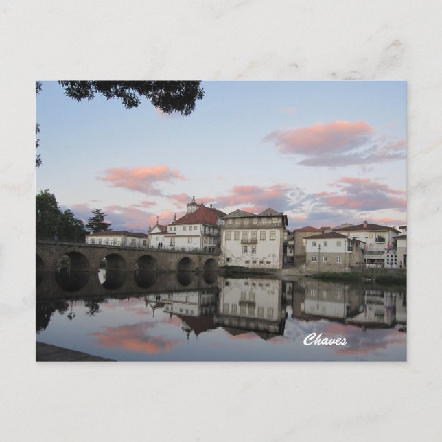 Chaves, Portugal Postcard (Front)