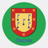 Chavez Family Shield Stickers