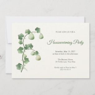 Chayote Vine Housewarming Party Invitation