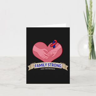 Chd Awareness Congenital Heart Disease Family Quot Card