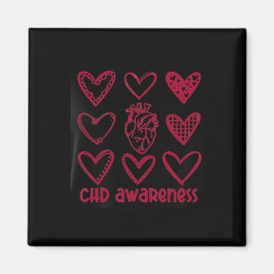 Chd Awareness Heart Anatomical Heart Disease Month Magnet