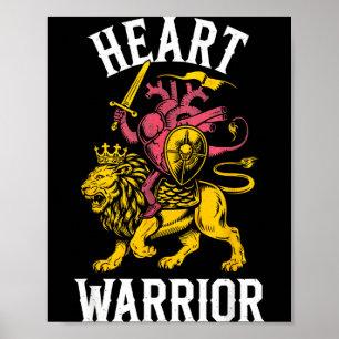 Chd Awareness Heart Disease Mom Warrior Support Su Poster