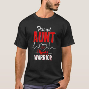 CHD Awareness Proud Aunt Of A Heart Warrior T-Shirt