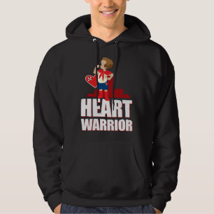 CHD Heart Confidence Caped Boy Hero Warrior Healed Hoodie