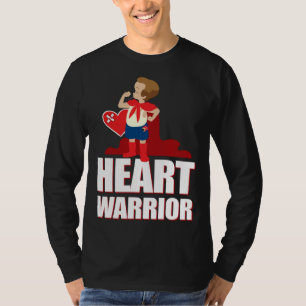 CHD Heart Confidence Caped Boy Hero Warrior Healed T-Shirt