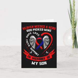 Chd Heart Disease Awareness In Memory Of Son Mum D Card