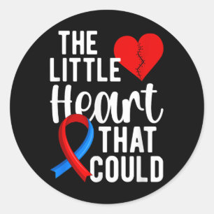 Chd Warrior Congenital Heart Disease Awareness  Classic Round Sticker