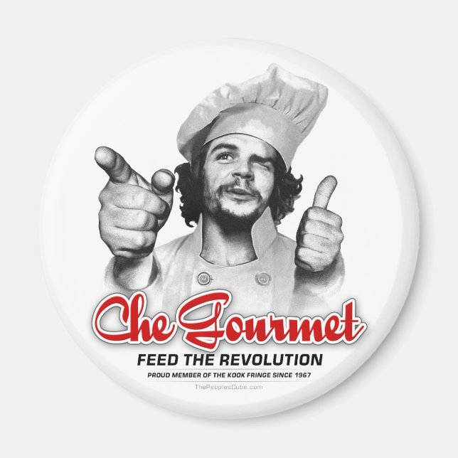 Che Gourmet Feed The Revolution Che Guevara Magnet (Front)