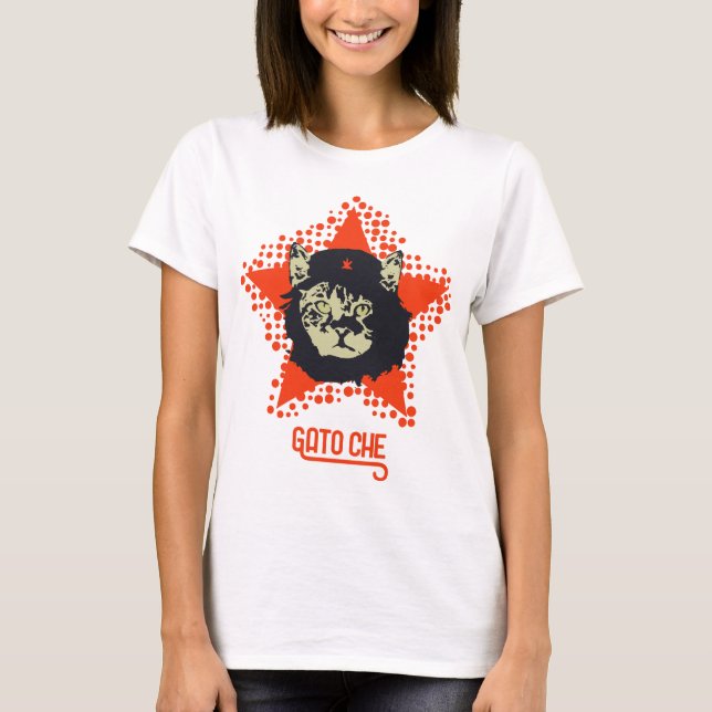 Che Guevara Cat T-shirt (Front)