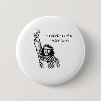 Che Guevara , Freedom for Palestine! 6 Cm Round Badge
