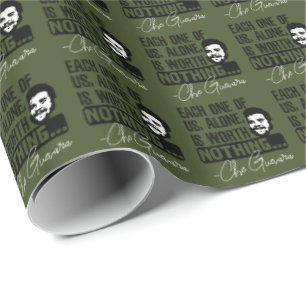 Che Guevara Quote - Each Alone Worth Nothing Wrapping Paper