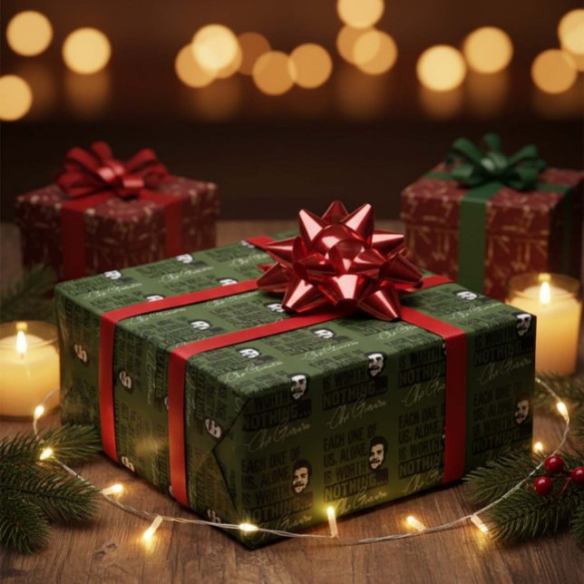 Che Guevara Quote - Each Alone Worth Nothing Wrapping Paper (Creator Uploaded)