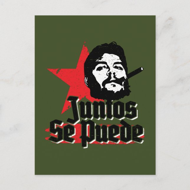 Che Guevara Revolutionary Quote Juntos Se Puede Postcard (Front)